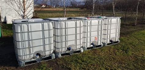 ZBIORNIK 1000L Mauser IBC Mauzer Pojemnik Do Wody Paliwa Adblue RSM