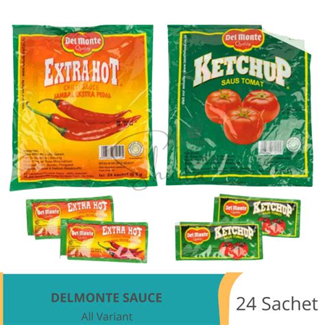 Jual Delmonte Saus Sambal Sachet Tomat Extra Hot Isi Pcs Shopee Indonesia