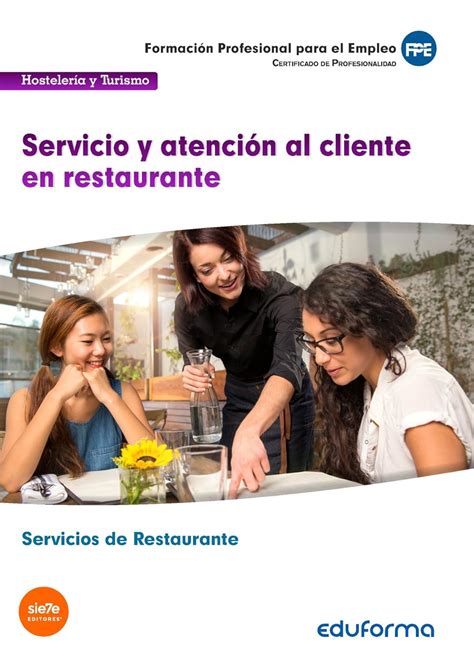 Jp Uf0259 Servicio Y Atención Al Cliente En Restaurante Certificado De