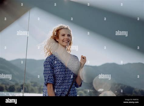 Smiling Blonde Boat Hi Res Stock Photography And Images Alamy