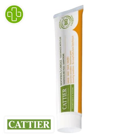 Cattier Dentargile Dentifrice Argile Bio Ml Maroc Parachezvous Ma