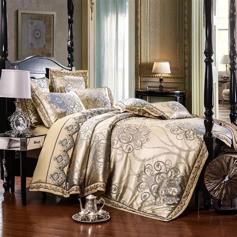 Stain Silk Jacquard Cotton Lace Bedding Set Buyer Dream