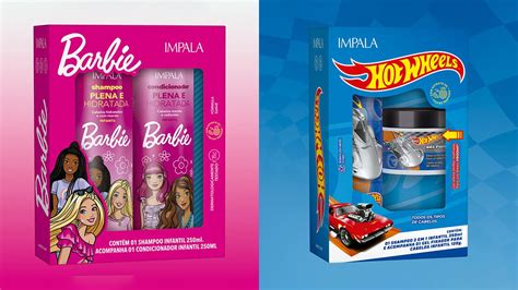 Impala lança linhas de Hair Care temáticas de Hot Wheels e Barbie GKPB Geek Publicitário