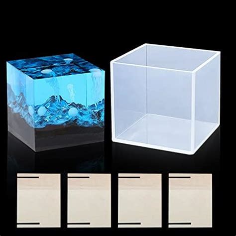 Amazon Fineinno Large Square Resin Mold Cube Silicone