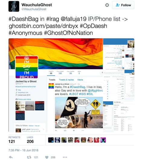 Hackers Add Rainbows Gay Pride Slogans To ISIS Accounts