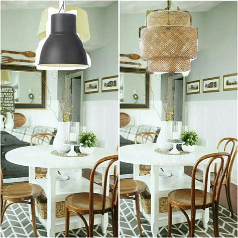 New Dining Room Lighting, Ikea Hektar Pendant - Made by Carli