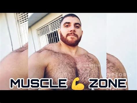 Unique And Big Hairy Chested Mens Physique Bodybuilders Rare Hairy