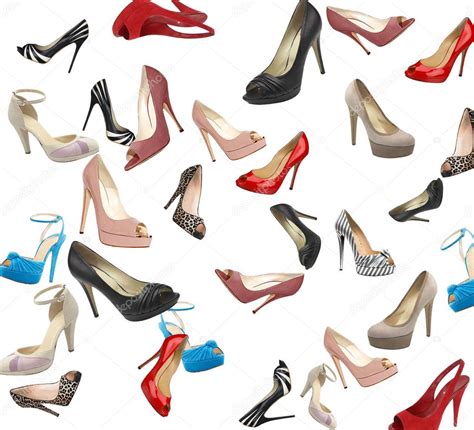 Set of beautiful modern women shoes — Stock Photo © dddaca #6000527