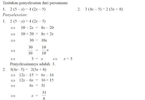 Contoh Soal Sistem Persamaan Linear Tiga Variabel Kelas 10 Homecare24