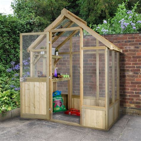 6x4 Forest Vale Victorian Wooden Greenhouse 18x12m Wooden