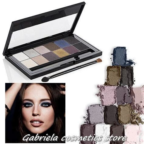 MAYBELLINE NUDE EYESHADOW Palette Professional Make up Set Kit tonalità EUR