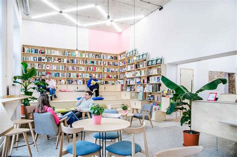 bookstore cafe design