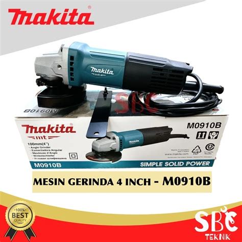 Jual MAKITA Mesin Gerinda M0910B 4 Inch Gurinda Tangan Angle Grinder