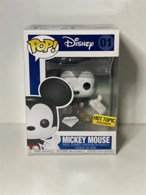 FUNKO POP DISNEY Mickey Mouse Diamond Collection Hot Topic Exclusive PicClick UK
