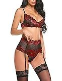 Amazon Avidlove Sexy Lingerie For Women High Waist Bra And Panty Set Strappy Babydoll