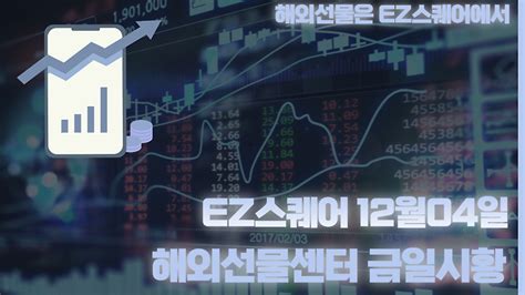 해외선물 2023년 12월 4일 오늘의시황