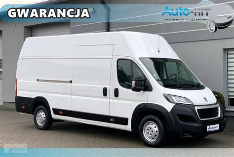 Peugeot Boxer L4H3 Maxi 2x Wysoki Klima Ład 1410kg 130KM Gratka