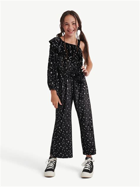 Justice Girls Ruffle Jumpsuit Sizes Xs Xl And Plus