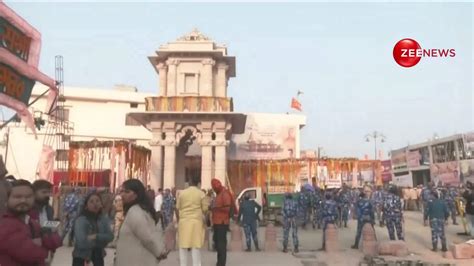 Up Cm Yogi Adityanaths Aerial Inspection Of Shri Ram Janmabhoomi