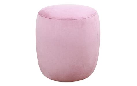 Havana Blush Velvet Ottoman Bobs Discount Furniture And Mattress Store