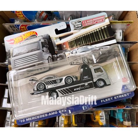 Hot Wheels Team Transport Mercedes AMG GT3 MG Metro 6R4 Classic Hydroplane Shopee Malaysia