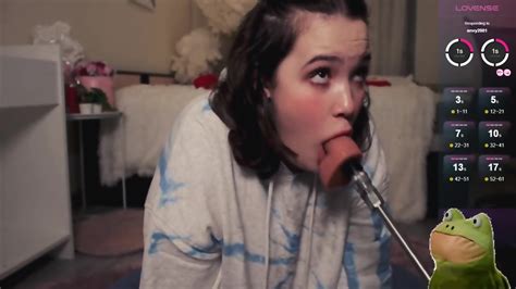 Busty Slut Fucks Her Throat Hard With A Huge Dildo