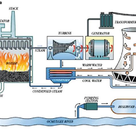 Schematic Diagram Of Coal Power Plant Circuit Diagram