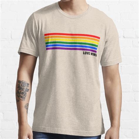 Gay Pride Rainbow Equality Gift Love Wins LGBT Gay Transgender And Lesbian Pride Gift T