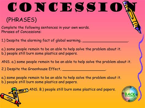 PPT - concession PowerPoint Presentation, free download - ID:5540428
