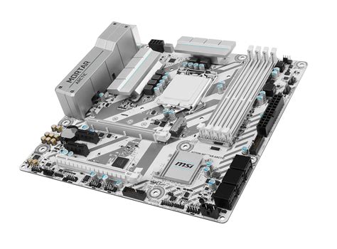 MSI H270M Mortar Arctic Intel H270 Socket 1151 Motherboard | H270M ...