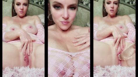 Sexy Pink Lingerie Glass Dildo Masturbation Naughty Nevada Clips4sale