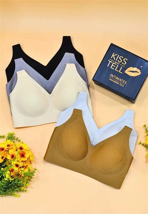 Buy Kiss Tell Premium Mirabel Plus Size Seamless Wireless Support Bra In Nude Online Zalora