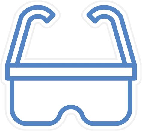 Safety Glasses Vector Icon Style 22747113 Vector Art At Vecteezy