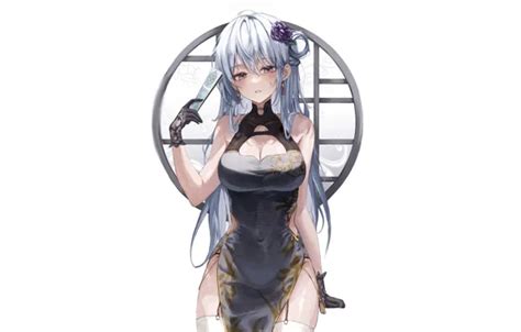 Обои girl hot sexy anime pretty babe fan tight на телефон и рабочий стол раздел сэйнэн