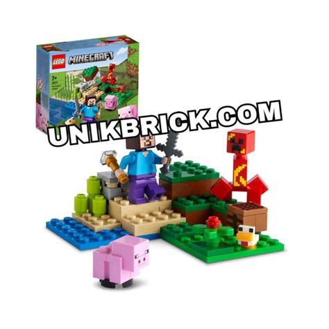 [CÓ HÀNG] LEGO Minecraft 21177 The Creeper Ambush – UNIK BRICK