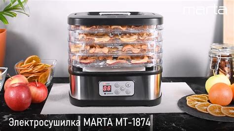 Электросушилка MARTA MT-1874 - YouTube