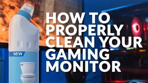 How To Properly Clean Your Gaming Monitor Overclockers Uk