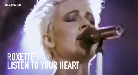 Roxette - Listen To Your Heart - Golden 80s Music