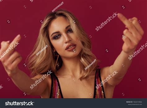 Gorgeous Blonde Woman Portrait Stock Photo 1063319066 Shutterstock