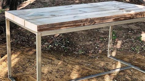 Как сделать стол из профильной трубы? - YouTube
