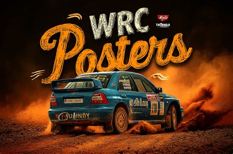 WRC Posters That Capture the Golden Era of Rally – Brighton Posters