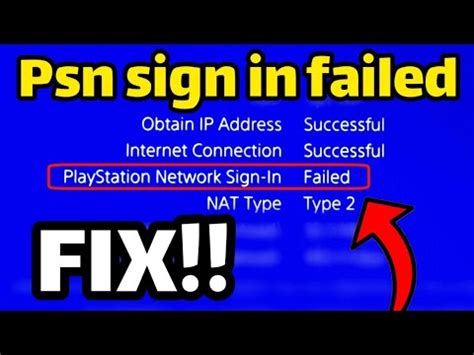 How To Fix Playstation Network Sign In Failed Or Psn Sign In Errors At