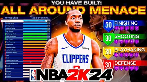 This DEFENSIVE MENACE BUILD WILL DOMINATE NBA 2K24 DEMIGOD POINT GUARD