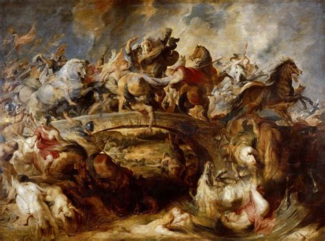 Battle Of The Amazons Cm By Peter Paul Rubens History