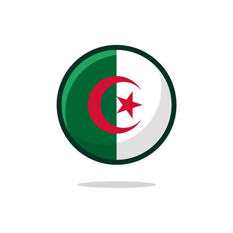 Algeria Flag Icon 9449242 Vector Art at Vecteezy