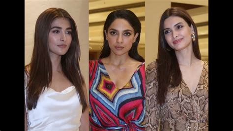 Pooja Hegde Aditi Rao Hydari And Sobhita Dhulipala Attend A Party For