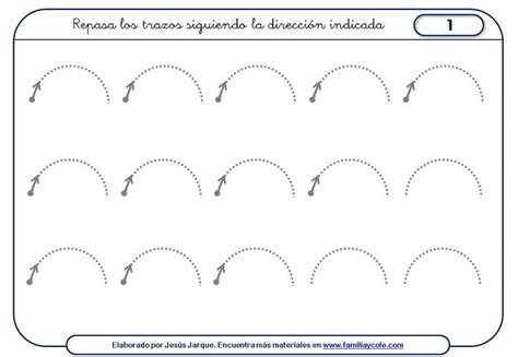 Ejercicios De Grafomotricidad Con Trazos Curvos