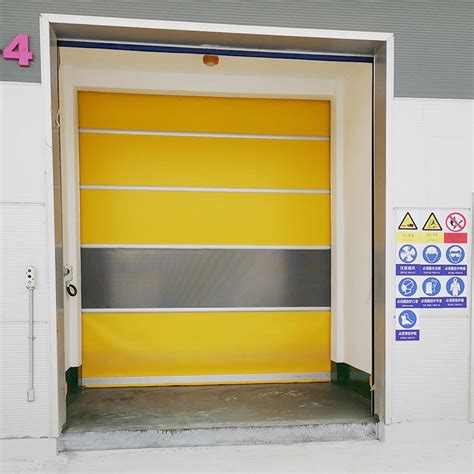 Plastic Rolling Up Shutter High Speed Pvc Door Fast Rolling Shutter Pvc