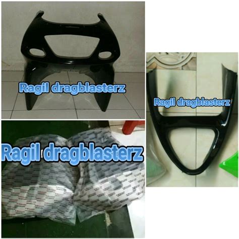 Jual Fairing Atas Bawah Dan Vgrill Ninja Rr Old Lama Hitam Polos