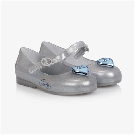 Mini Melissa Silver Disney Jelly Shoes Childrensalon Outlet